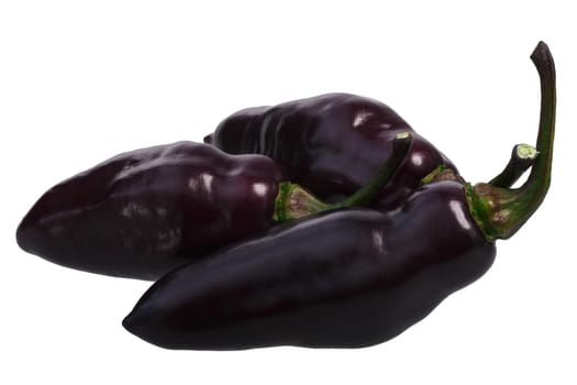 Pimenta De Neyde chile peppers (C. chinense), clipping paths