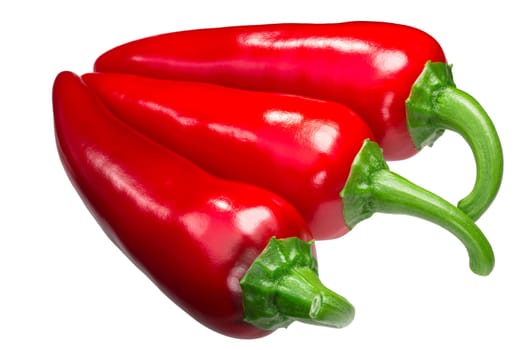 Hungarian Kalocsai V2 Paprika pepper, ripe whole pods