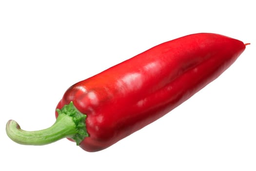 Marconi sweet pepper (Capsicum annuum), red ripe