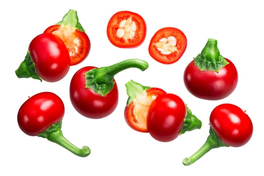Koral Hungarian Cherry Peppers (Cseresznye Paprika), Capsicum annuum var. cerasiforme