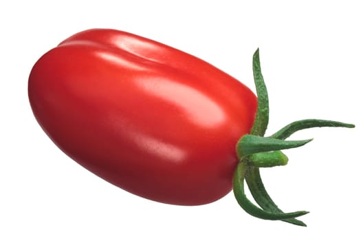 Scatolone tomato, a San Marzano type. Clipping path