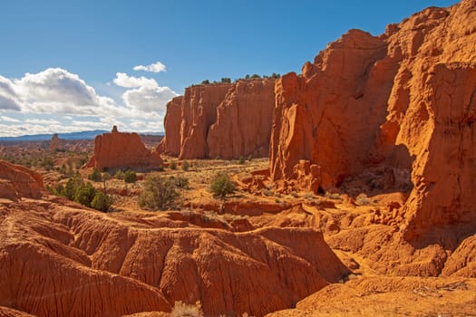 Eroded Canyons in Red Rock Country in Kodachrome Basin State Park in Utah