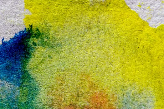 Abstract aquarelle hand drawn art on white background, Watercolor grunge texture backdrop
