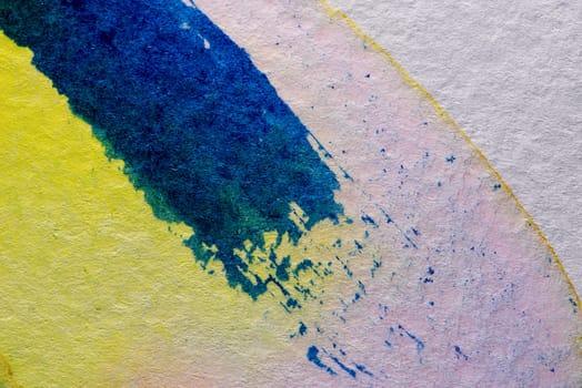 Abstract aquarelle hand drawn art on white background, Watercolor grunge texture backdrop