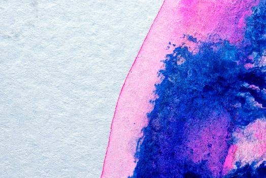 Abstract aquarelle hand drawn art on white background, Watercolor grunge texture backdrop