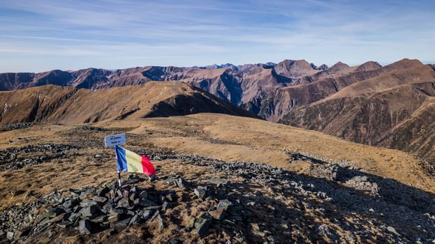 The Dara Peak (2500m) in Fagaras Mountains, Romania