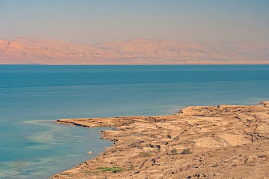 The Dead Sea in the Summer in Israel