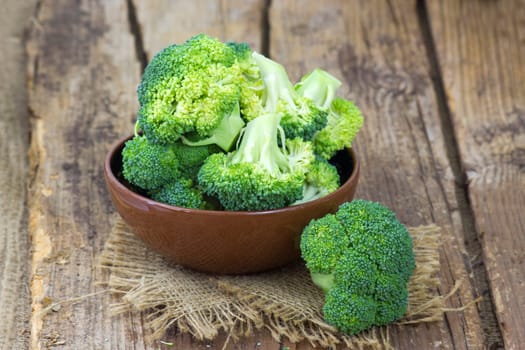 fresh broccoli in a bowl