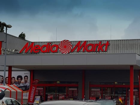 VELBERT, NRW, GERMANY - JUNE 13, 2018:.Media Markt in Velbert in Germany. One of the largest German supermarket chains for entertainment electronics