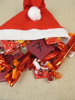Homemade advent calendar