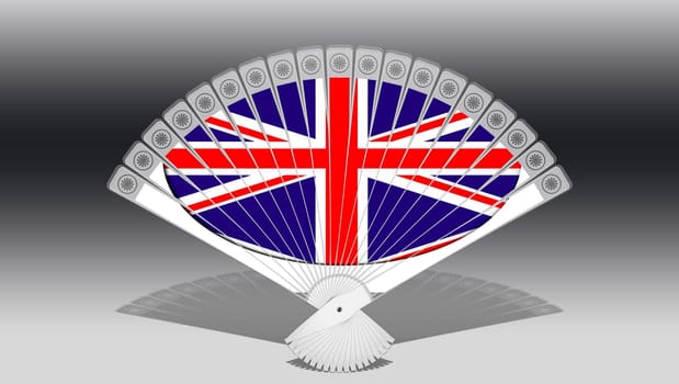 Hand compartments with Union Jack printed in 3 D