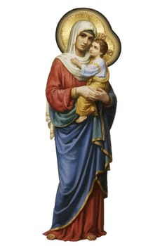 holy mary nazareth orthodox church baby jesus theotokos illustration