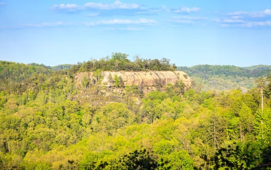 Overlook of Ravens Rock at Red River Gorge in Kentucky