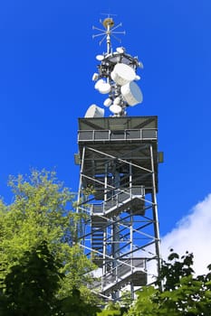 Eichelspitzturm on the Eichelspitze in the Kaiserstuhl
