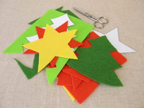 Christmas crafts with felt