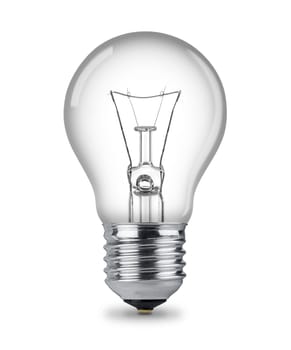 classic light bulb isolated