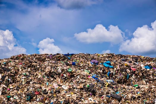 natural disaster of garbage dump result of consumerism