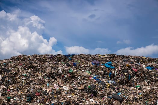 natural disaster of garbage dump result of consumerism
