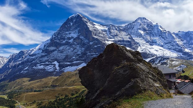 On the way to the small Scheidegg