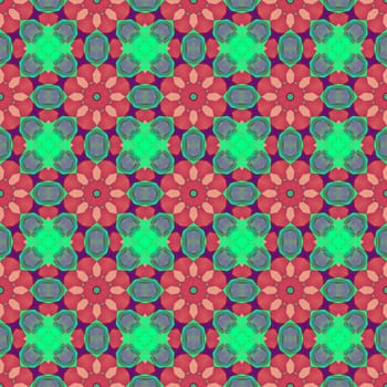 ethnic kaleidoscopic patterns, colorful background