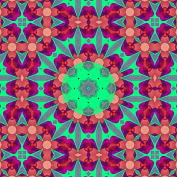 ethnic kaleidoscopic patterns, colorful background