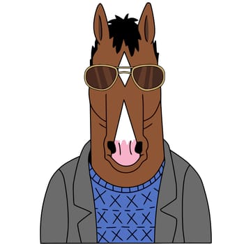 bobjack horseman character cartoon comedy illustration