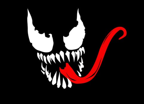venom tongue character illustration