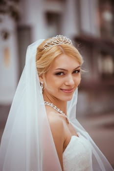 Wedding day. Beautiful young bride