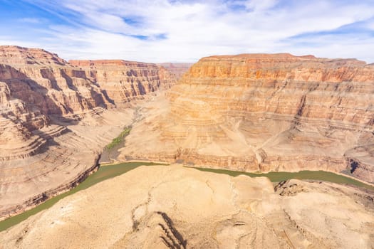 West rim of Grand Canyon in Arizona USA