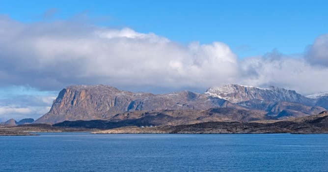 Barren Landscape in the Arctic near the village of Itilleq, Greenland