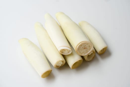 Sugar Cane Flower, also known as Fijian asparagus in Fiji islands, or Telur Tebu in Indonesia. Its scientific name is saccharum edule hasskarl.