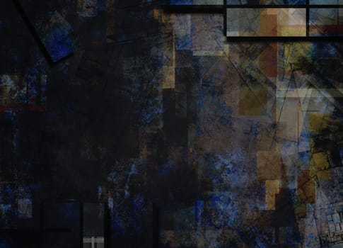 Dark colors abstract geometric background