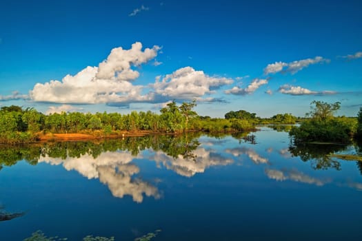 landscape with water surface