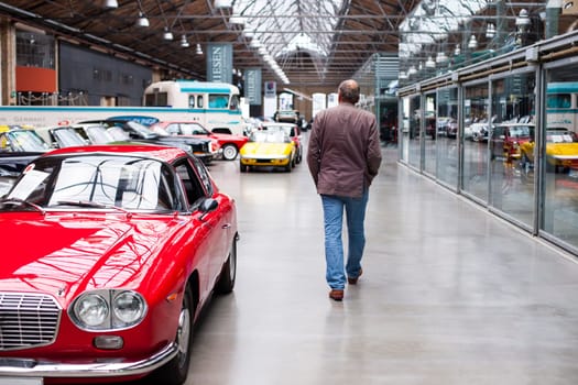 The Classic Remise Berlin, a center for vintage cars. Maintenance, repair shop