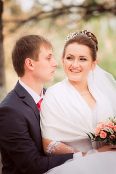 young family, the wedding, the newlyweds