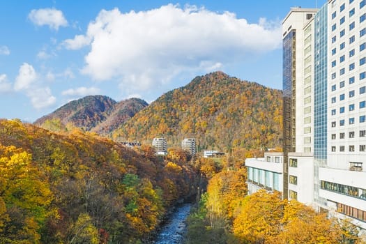 Jozankei Onsen is located inside Shikotsu-Toya National Park between the high cliffs of the Toyohira River. The town is only one hour outside central Sapporo, making it a popular side trip from the city. It is one of the most popular places for tourist.