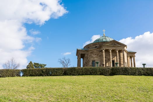 Grabkapelle Stuttgart Mausoleum European Blue Skies Old Architecture Landscape Beautiful Monument Germany