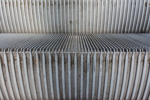 Escalator Stairs Metal Closeup Ridges Macro Detail Two Dirty City Urban