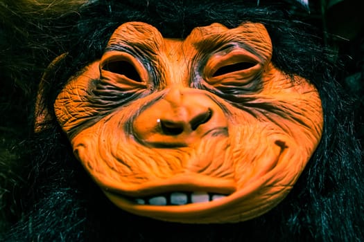 Halloween Mask Ape Closeup Holiday Costume