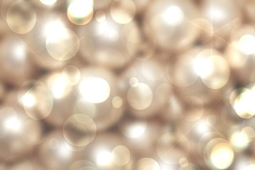 Abstract bright brown bokeh background with glittering stars. Beautiful texture.