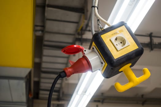 Industrial Machinery Electricity Outlet Fluorescent Lights