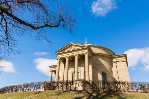 Grabkapelle Stuttgart Mausoleum European Blue Skies Old Architecture Landscape Beautiful Monument Germany