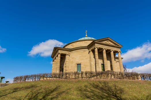 Grabkapelle Stuttgart Mausoleum European Blue Skies Old Architecture Landscape Beautiful Monument Germany