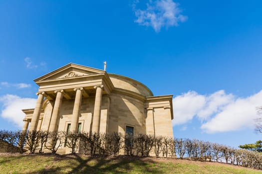 Grabkapelle Stuttgart Mausoleum European Blue Skies Old Architecture Landscape Beautiful Monument Germany