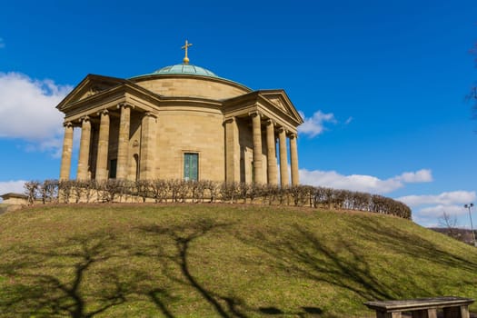 Grabkapelle Stuttgart Mausoleum European Blue Skies Old Architecture Landscape Beautiful Monument Germany