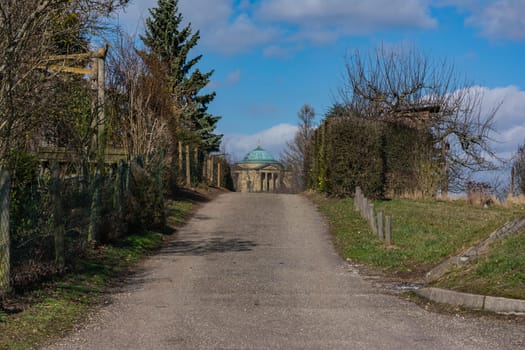 Grabkapelle Stuttgart Mausoleum European Blue Skies Old Architecture Landscape Beautiful Monument Germany