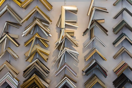 Collection of Framing Equipment Corners Racks Shelf Store Shop Workshop