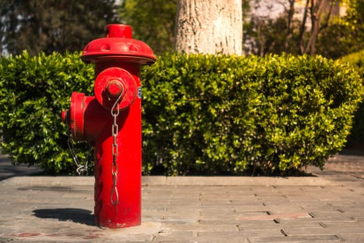 Fire Hydrant on the Street in China