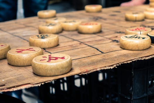 A Close-up of the Chinese Chess