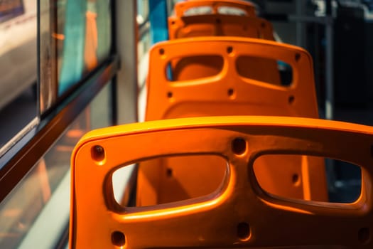 Empty Seats on a Chinese Bus